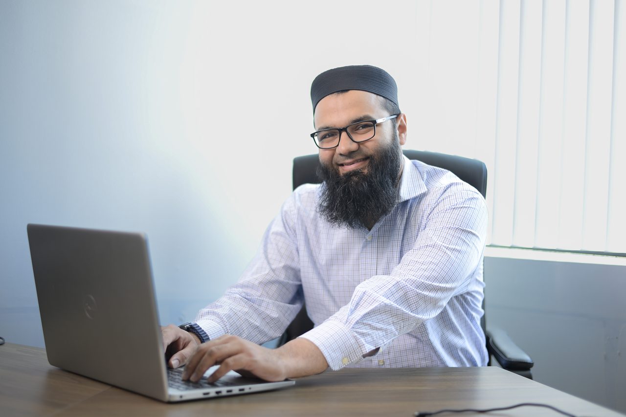 Safi Siddiqui at work